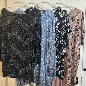 4 JJill wearever womens tops